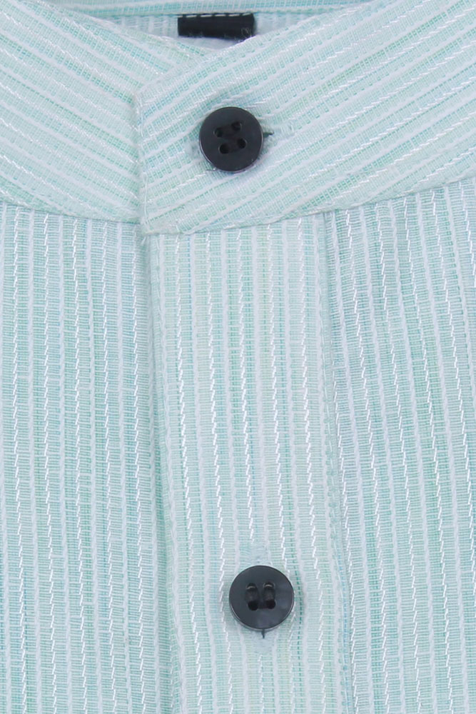 Mens light pista pinstripes color cotton Daily wear Kurta Set EKL4101